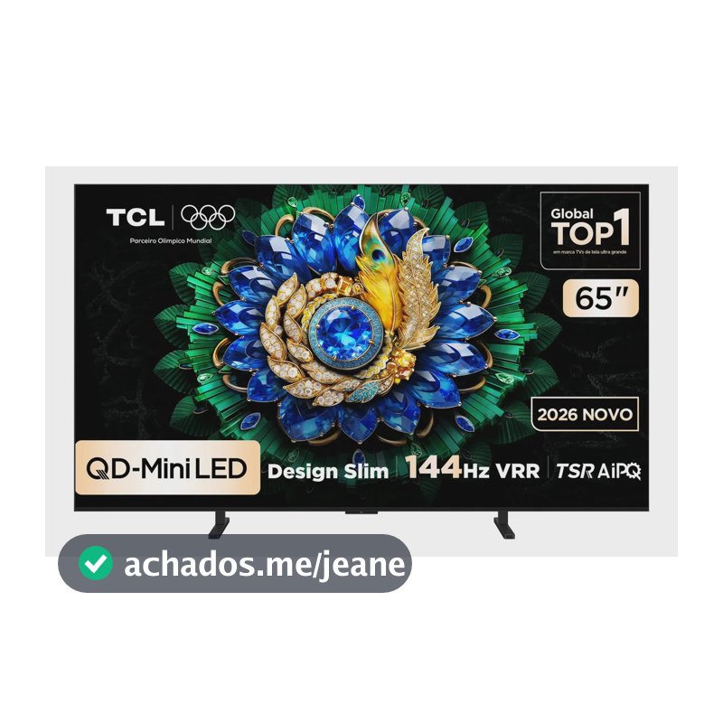 Smart Tv Tcl 65 Polegadas Qd-Mini Led 4k A400m Wifi Bluetooth Google Tv Hdr10+ 144 Hz Vrr 65a400m