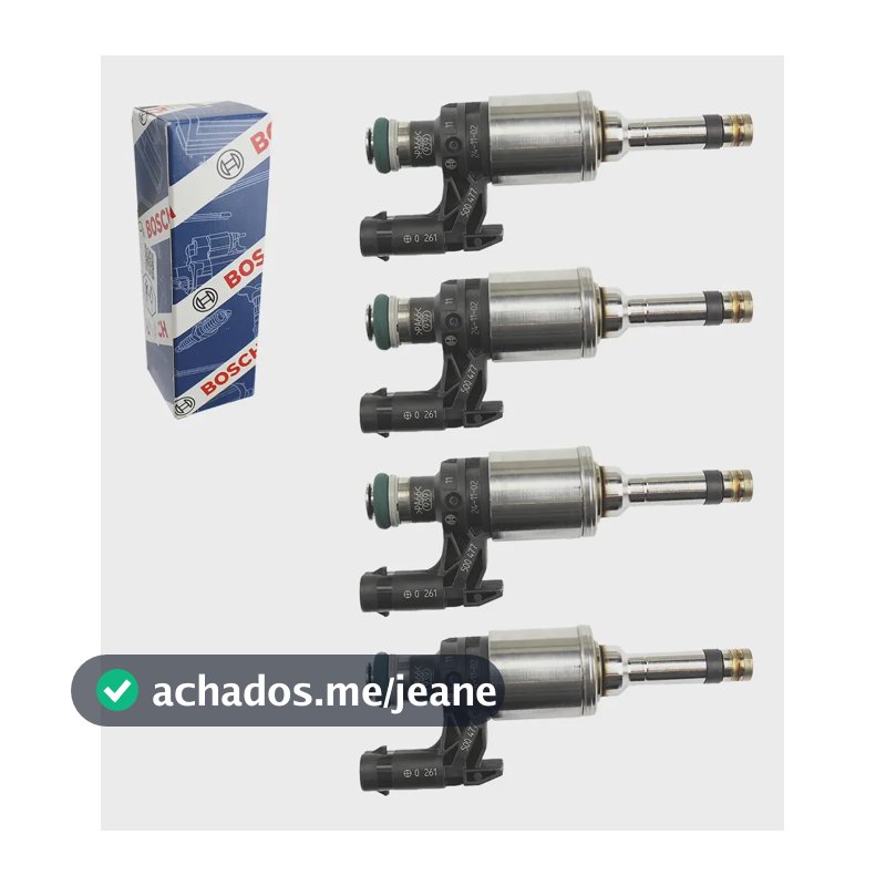 Kit 04 Bico Injetor Golf Jetta Tiguan 1.4 Tsi Original Bosch