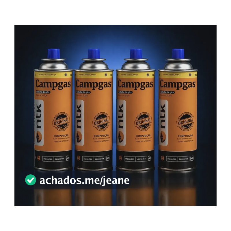 Kit Com 4 Refil Latas Carga Para Fogareiro E Maçarico Kit 4 Refil
