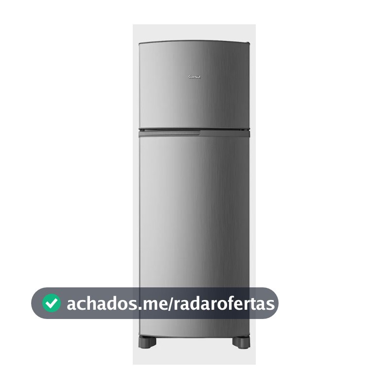 Geladeira Consul Frost Free 333 Litros Duplex Inox - CRM40MK