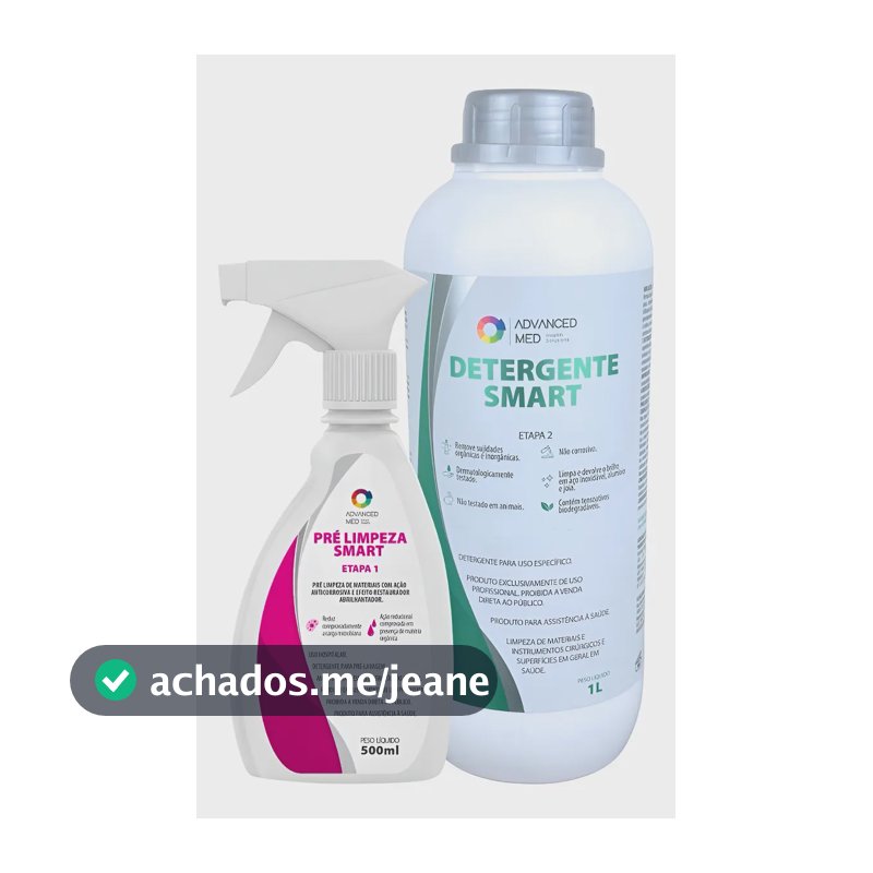 Kit - Detergente Hospitalar E Pré Limpeza Advanced Med