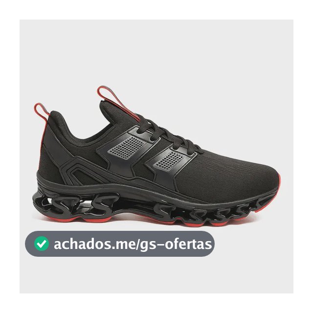 Tênis Masculino Sandrini V 12 Molas  Sport Confortável
