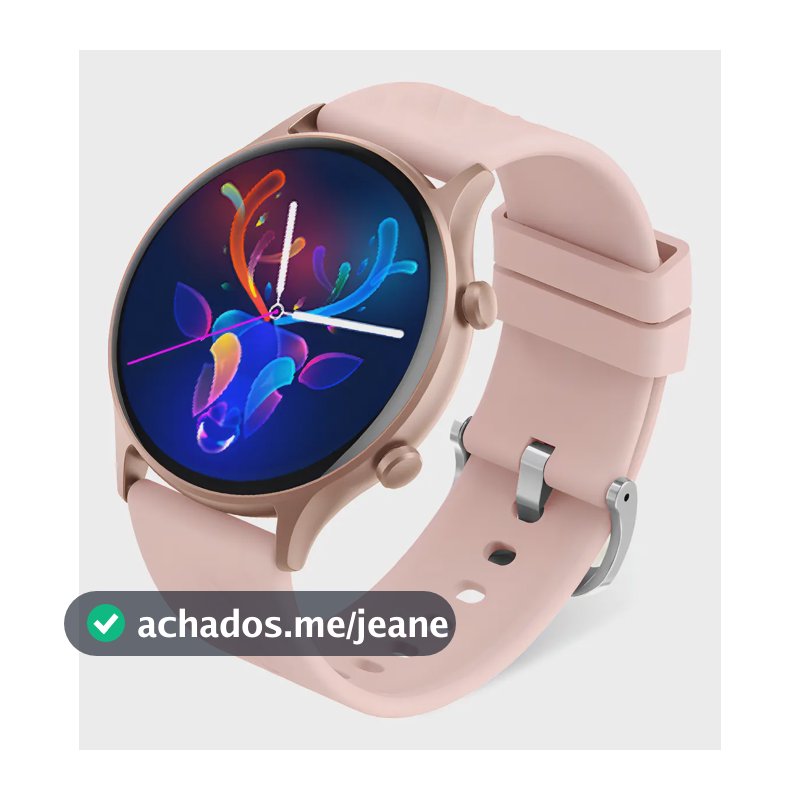 Smartwatch Relógio Inteligente Bazik Prime W38 Pro Max 47mm Tela AMOLED 1.51 HD Faz Chamadas Bluetooth Bateria 460mAh Monitor Cardíaco Esportivo IP67 Compatível Android e iOS Pulseira Silicone