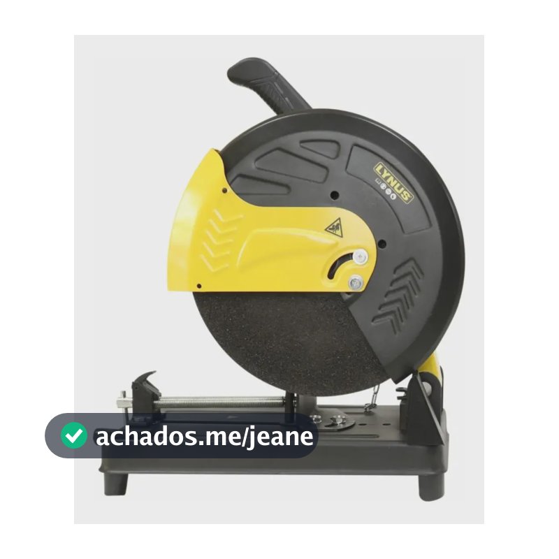 Serra De Corte Rápido 2000w 14 Pol Scrl-2000 - Lynus Cor Preto E Amarelo