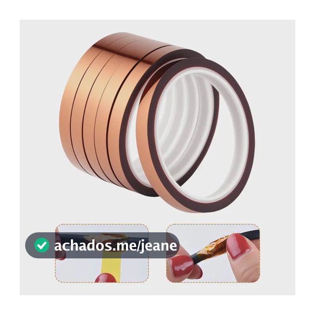 6 Fita Servico Impressão Sublimação Térmica 6mmx33m Marrom