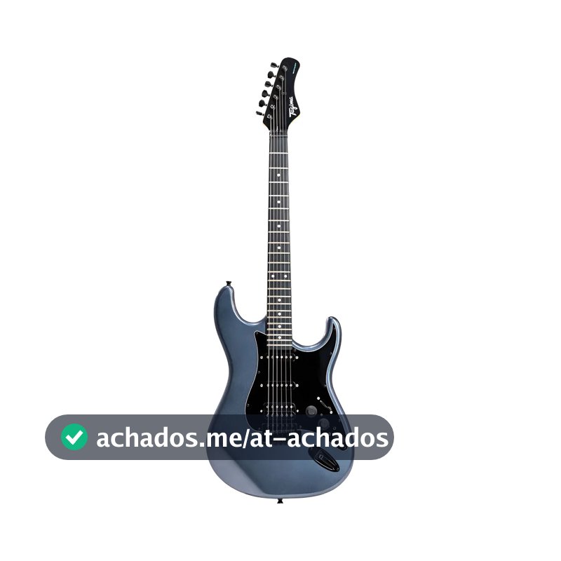 Guitarra Elétrica Tagima Sixmart Com Efeitos Cor Silver Material do diapasão Purple heart Orientação da mão Destro