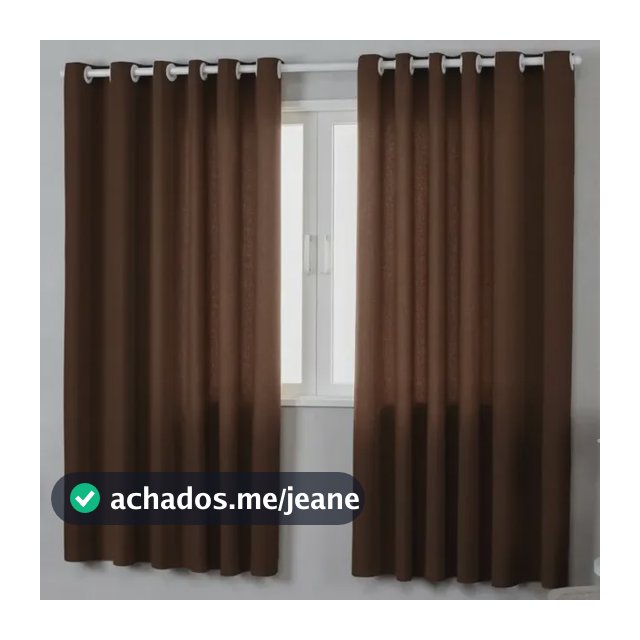 Cortina 2 X 1,70 Janela Sala Quarto Vitro Decoracao