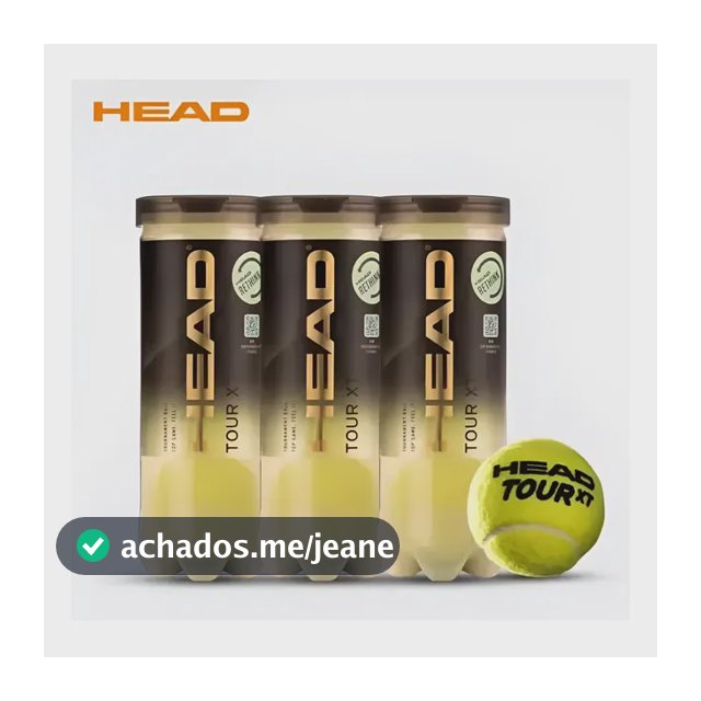 Bola De Tênis Head Tenis Head Tour Xt Pack 3 Tubos 9 Bolas Amarelo