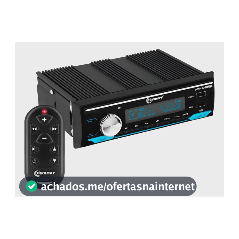 Rádio Automotivo Taramps Amplayer G2 Fm Usb Sd Mp3 Bluetooth