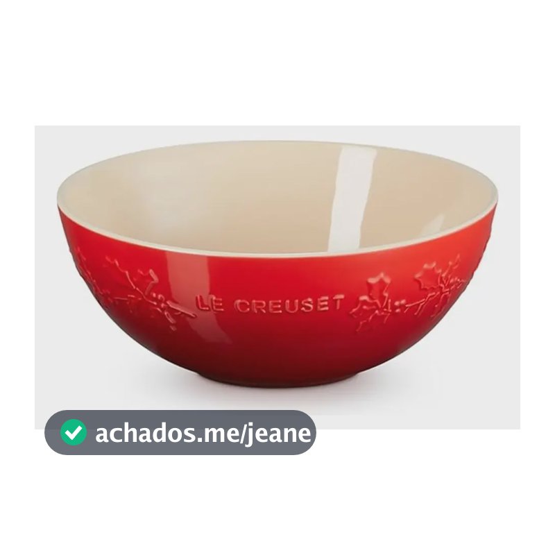 Multi Bowl Holly Le Creuset 3,6l 25cm Em Cerâmica Vermelho