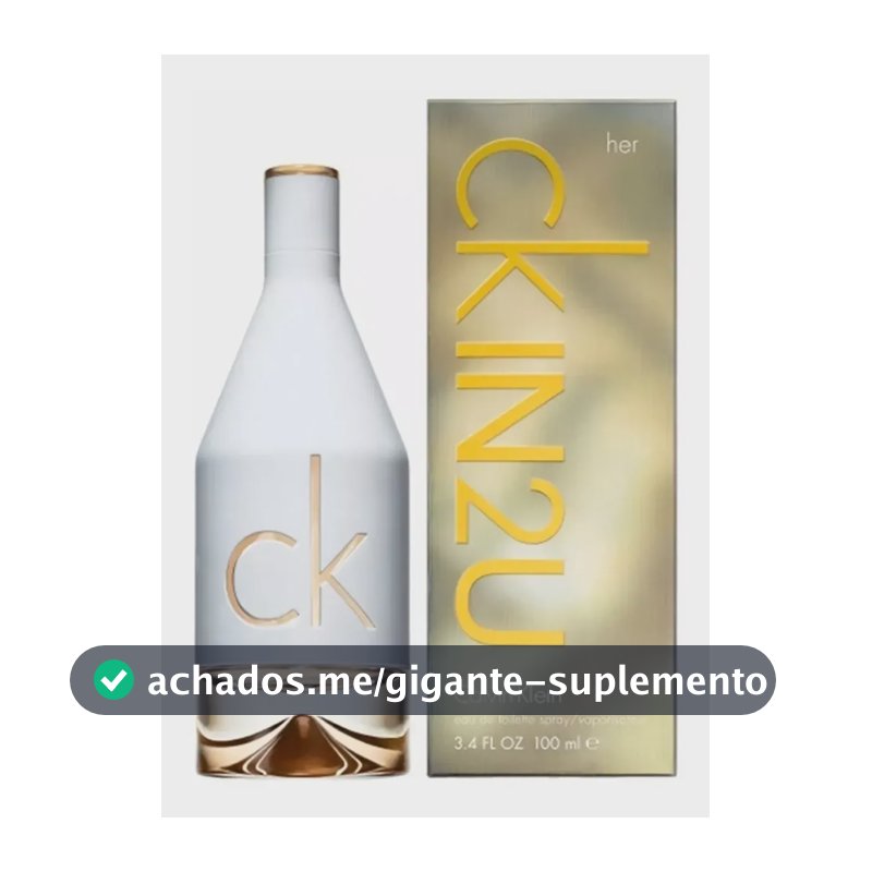 Perfume CK IN2U EDT Feminino 100ml Calvin Klein