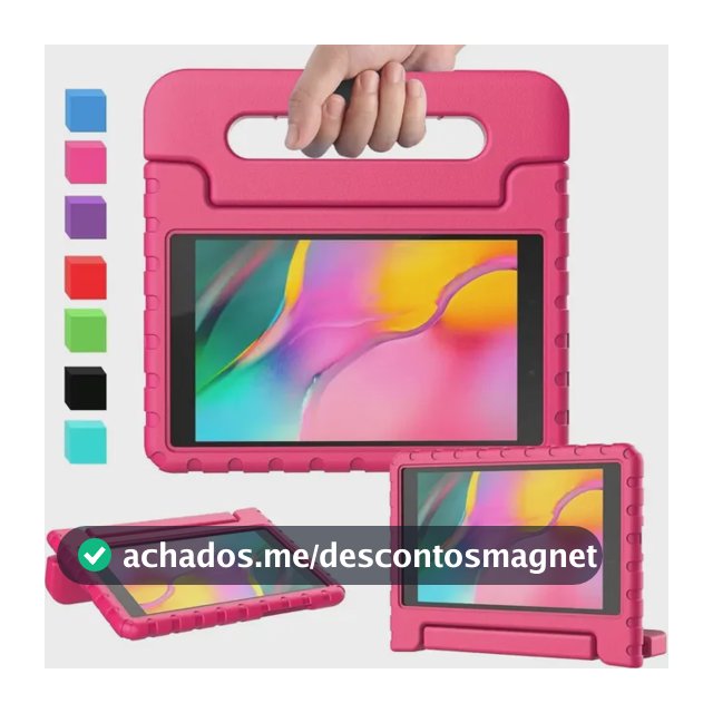 Capa Infantil Maleta Para Galaxy Tab A7 Lite 8.7'' T225 T220