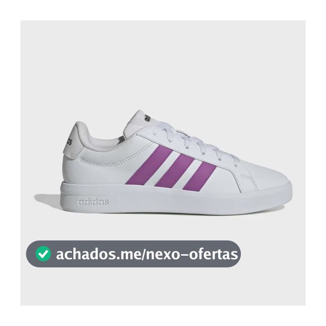 Tênis Feminino Grand Court Base 3.0 adidas Branco Liso 37 Br