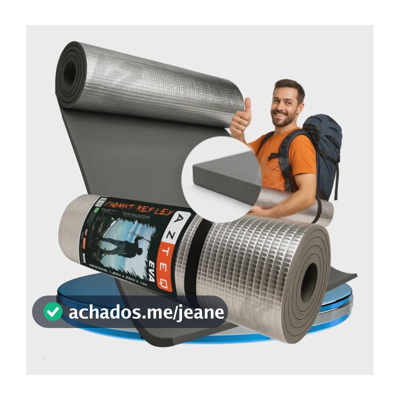 Isolante Termico Aluminizado Camping Azteq Reflex 10mm 1,8mt