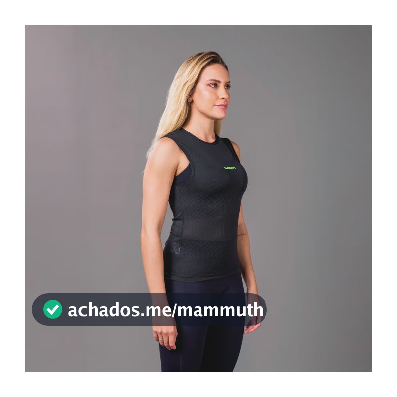 Base Layer Prima Woom Preto Unissex Preto Gg