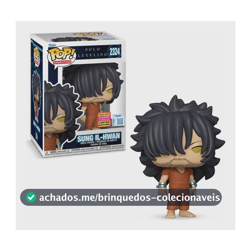 Boneco Funko Pop! Exclusivo Sdcc Solo Leveling Sung Ii-hwan