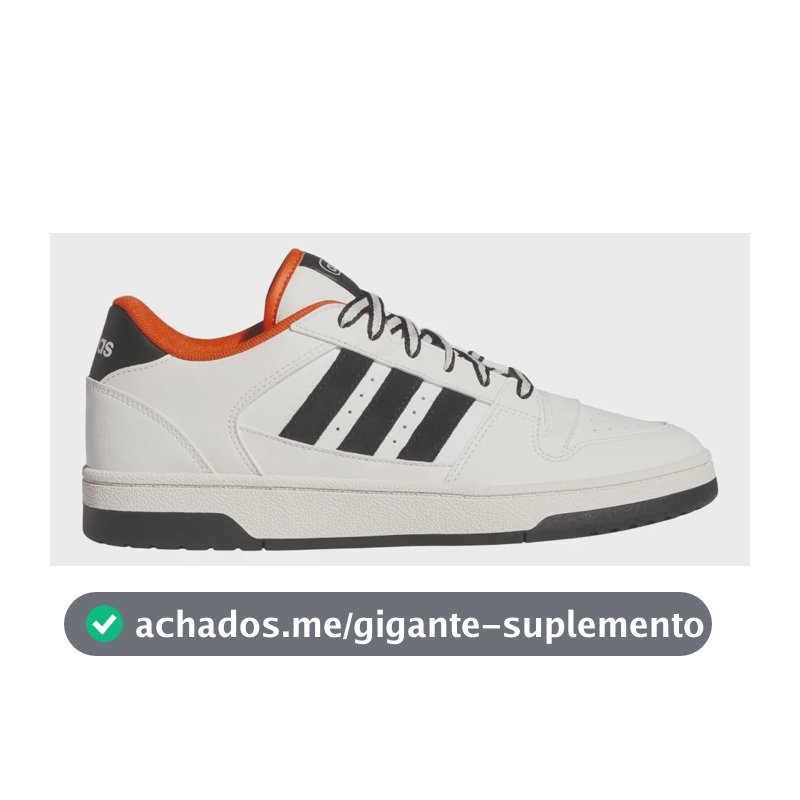 Tênis Masculino Break Start adidas Branco Liso 42 Br