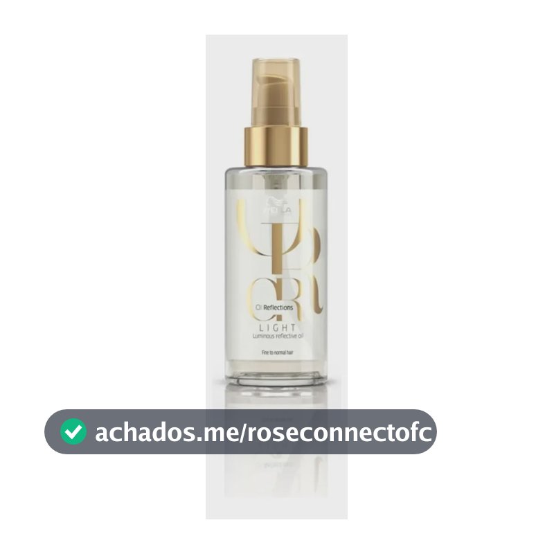 Wella Óleo Oil Reflections Light 100ml Brilho E Maciez