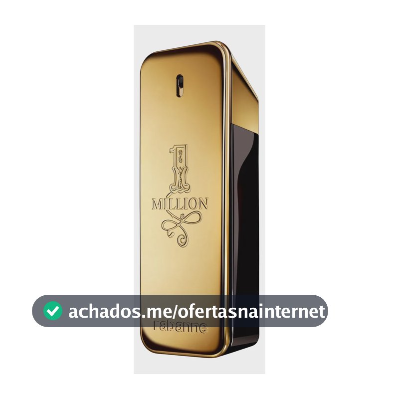 Perfume Masculino Rabanne 1 Million 100ml Eau de Toilette EDT – Fragrância Amadeirada Picante com Couro e Âmbar