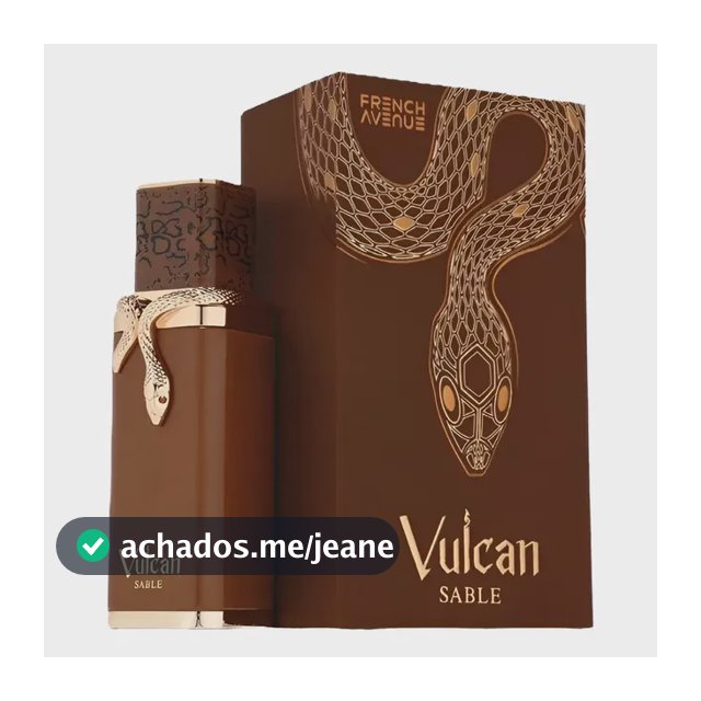 Perfume Vulcan Sable French Avenue 100ml Edp Arabe Veoquiero