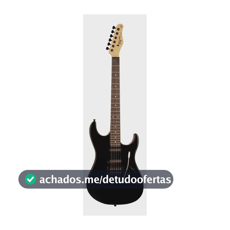 Guitarra Elétrica Tagima TW Series TG-510 Stratocaster Tília Preta