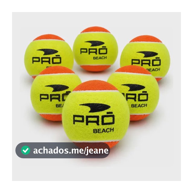 Kit 6 Bolinhas Beach Tennis Ift Stage 2 Amarelo Laranja Pro Amarelo/laranja