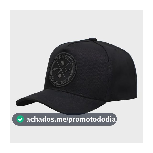 Boné Aba Curva Snapback Mr. Shelby Brasão All Black