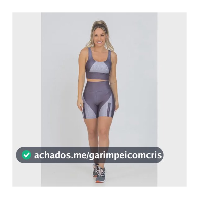 Conjunto Feminino Fitness Xtreme Prata Manalinda Academia