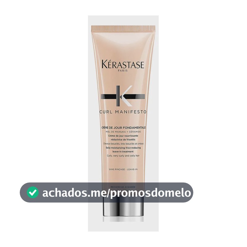 Kérastase Curl Manifesto Creme De Jour Fondamentale, Cabelo Cacheado e Encaracolado, 150ml