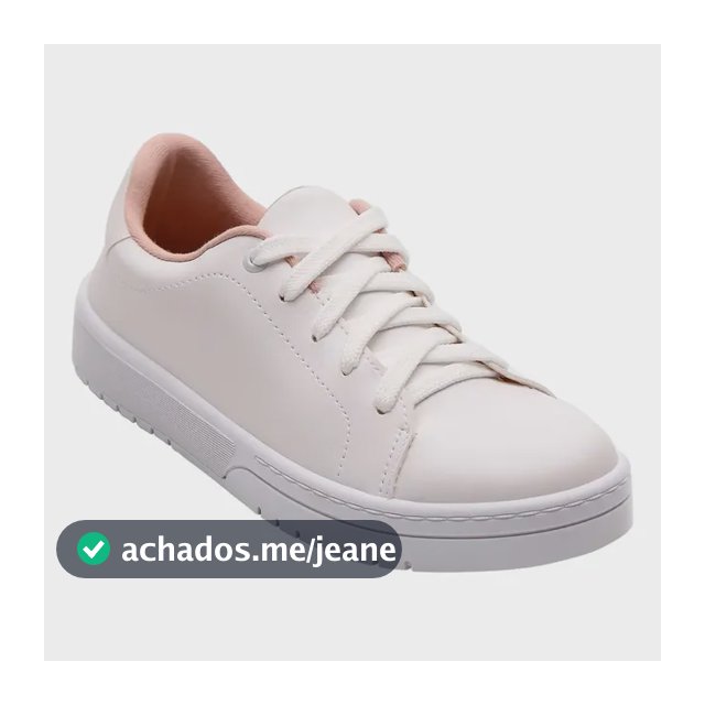 Tênis Moleca Feminino Moda Casual Básico Passeio Confortável