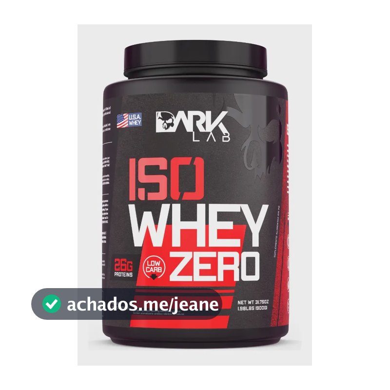 Whey Isolado Zero Carb 900g Baunilha - Dark Lab (Low Carb)