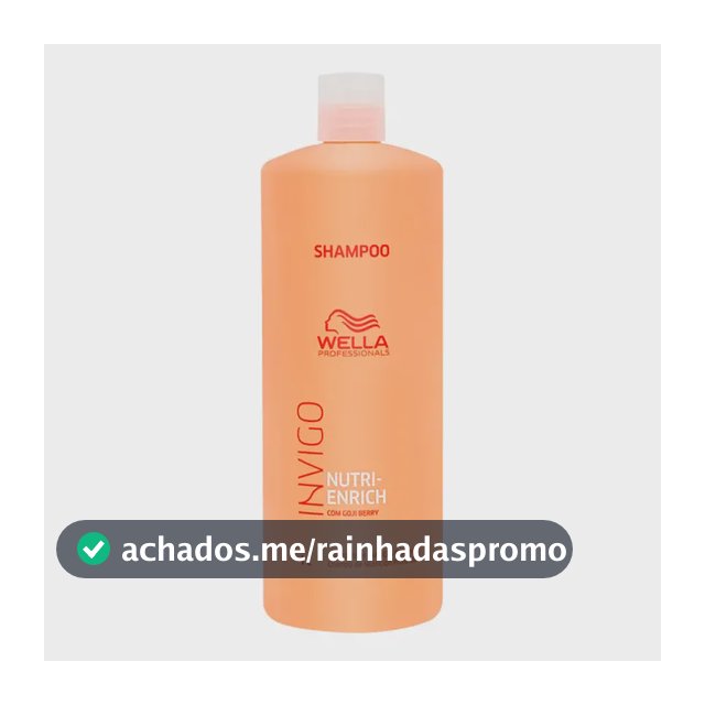 Shampoo Invigo Nutri Enrich Wella 1L
