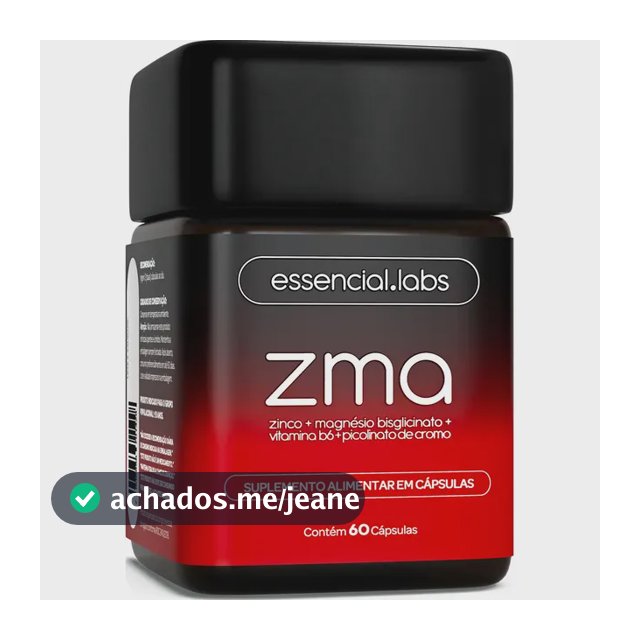 Zma Ultra 1000mg - Fórmula Exclusiva Precursor Testo - 60 Cápsulas Sem Sabor