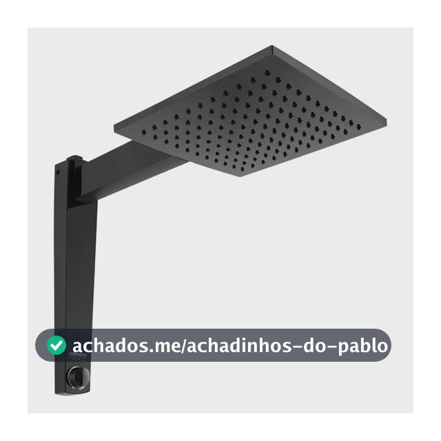 Chuveiro Ducha Eletrônico Acqua Century Lorenzetti Cor Preto Potência 7500 W