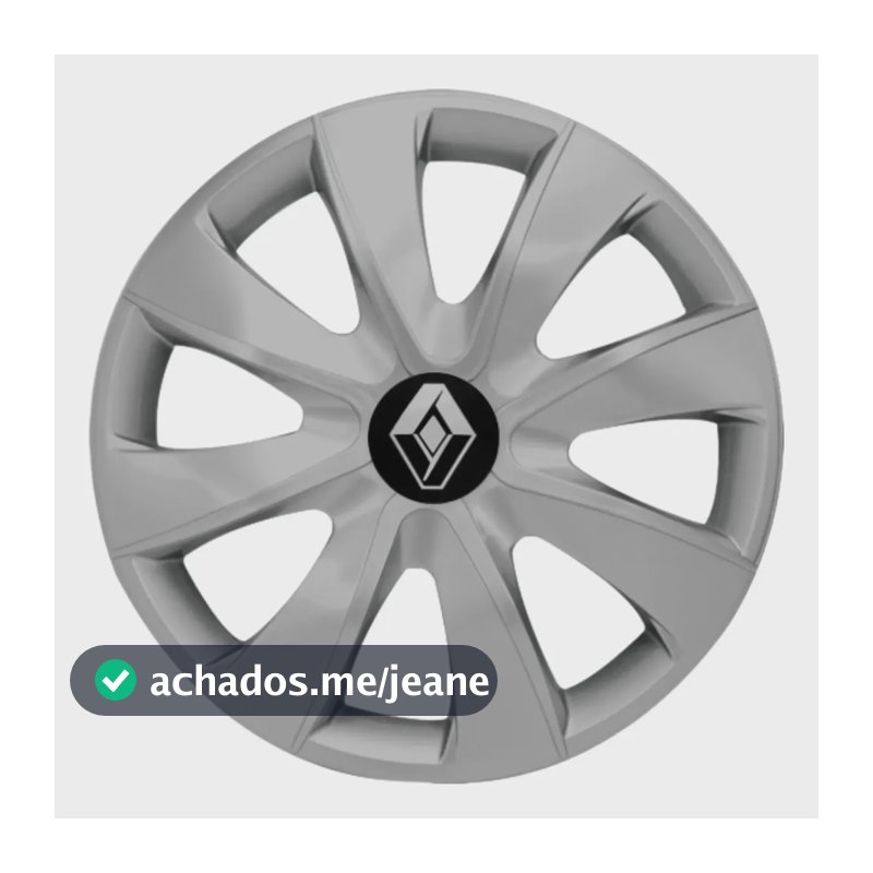 4 Calotas Elite Prata Aro 14 Renault Clio Sandeiro Logan