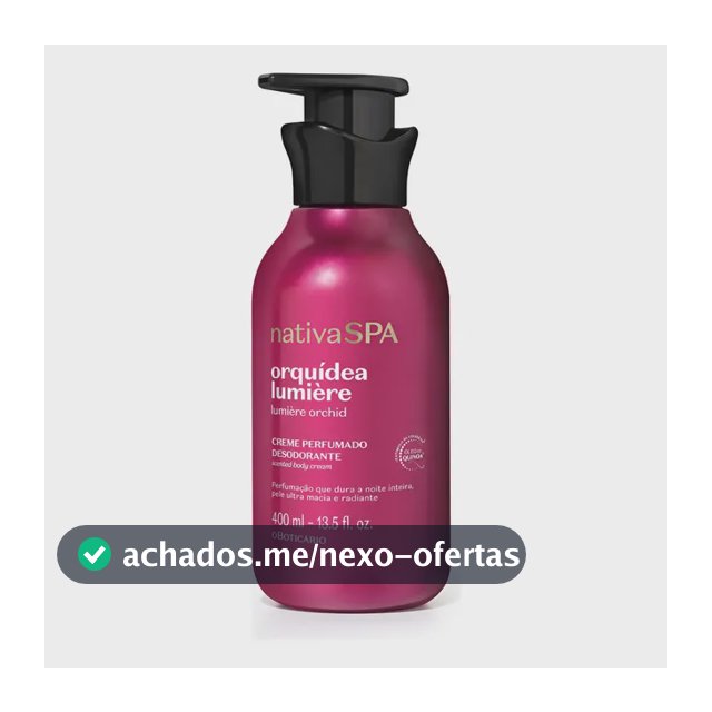 O Boticário Creme Perfumado Desodorante Nativa Spa Orquídea