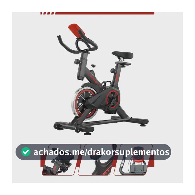 Bicicleta Ergométrica Spinning Redfin Roda De Inércia 6kg Bike Indoor Vertical Residencial Resistência Ajustável Display Lcd Multifunção Banco Regulável Guidão Ergonômico Pedal Com Presilha