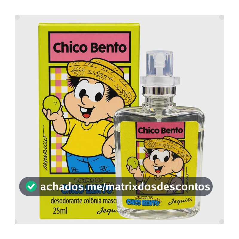 Colônia Infantil Chico Bento Turma Da Mônica Jequiti 25ml