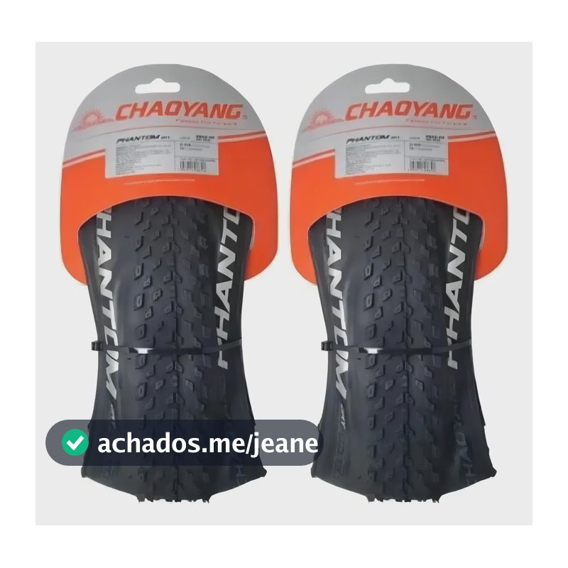 Par de Pneu MTB Chaoyang Phantom Dry 29x2.20 Tubeless Preto