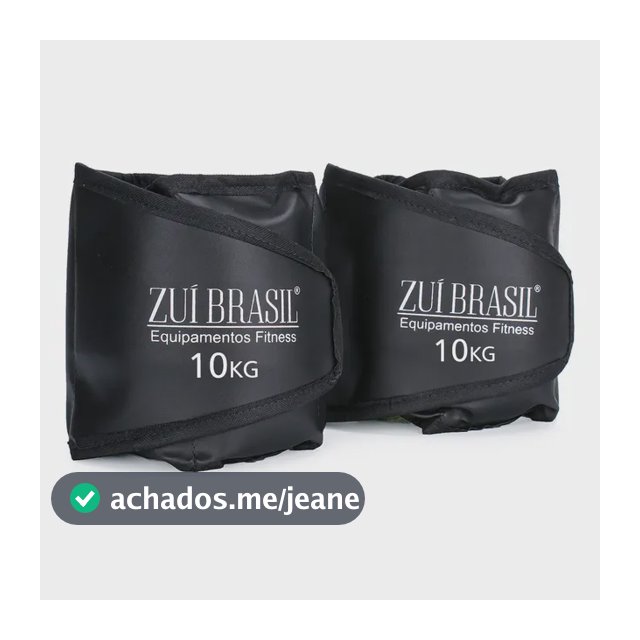 Peso Musculação Kit Funcional Completo Caneleira 10kg O Par