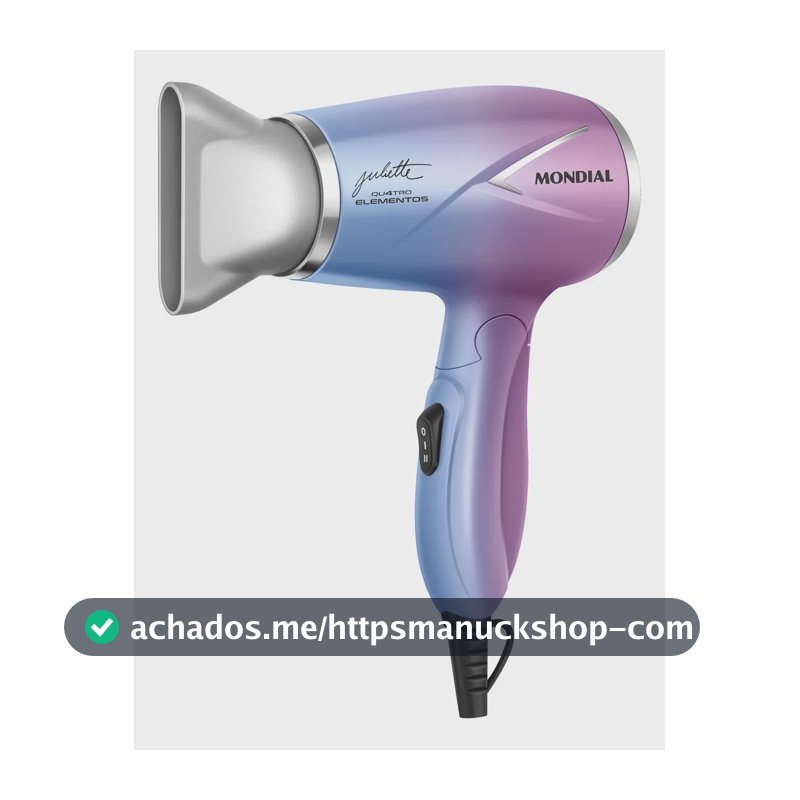 Secador de Cabelo By Juliette Mondial 1200W - SCT-JU-03