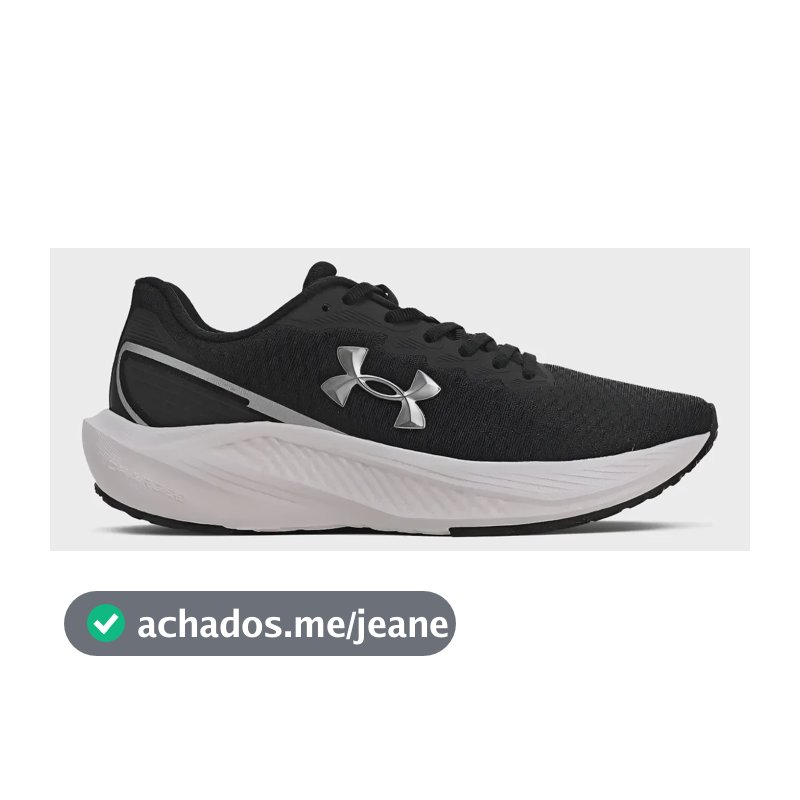 Tênis Under Armour Masculino Charged Wing 2 Treino Original Preto 42 Br