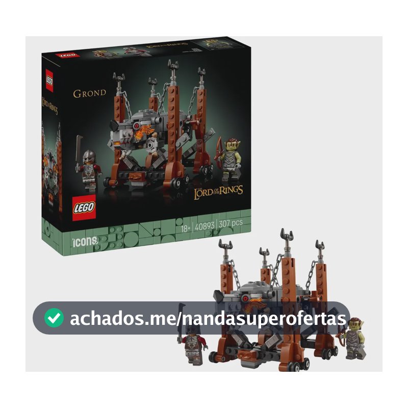 Lego 40893 Grond - Lord Of The Rings - O Senhor Dos Anéis 307 The Lord Of The Rings - O Senhor Dos Aneis