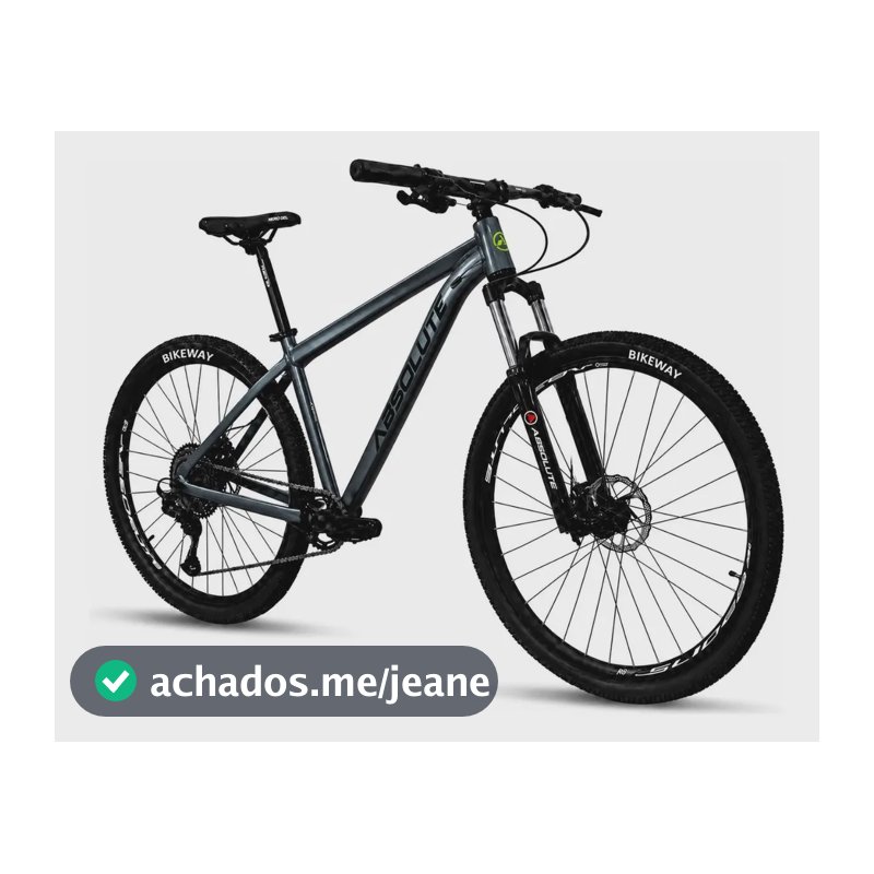Bicicleta Absolute Nero 6 Aro 29 Câmbio Shimano Deore 12v Cinza/preto 17