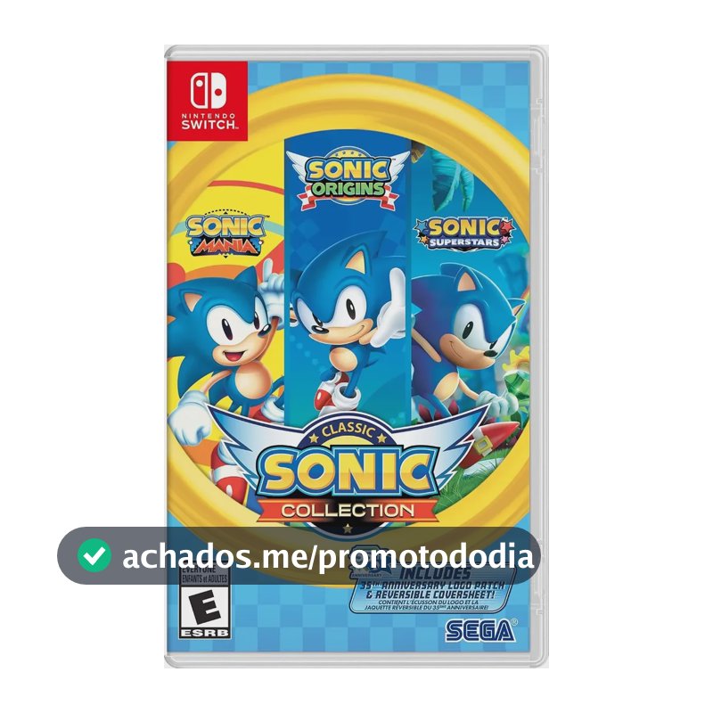 Classic Sonic Collection Switch Midia Fisica