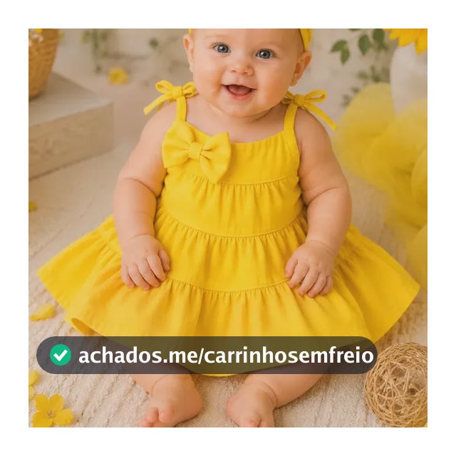 Vestido Bebê Menina Infantil Princesa Fashion Moda Estilosa