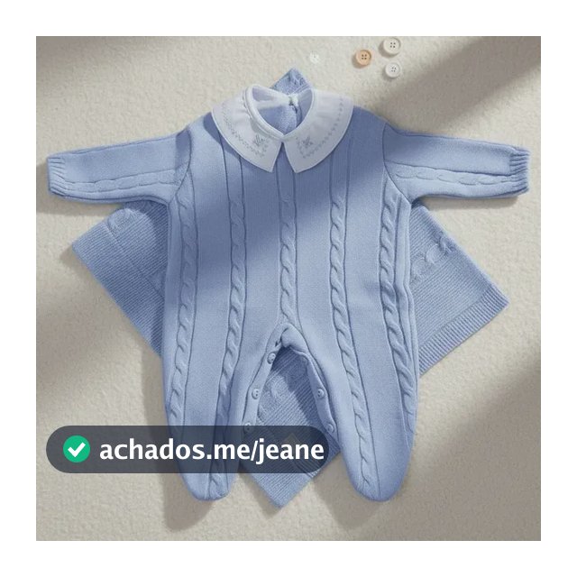Saída De Maternidade Tricô Manta Macacão 3peças Para Bebê