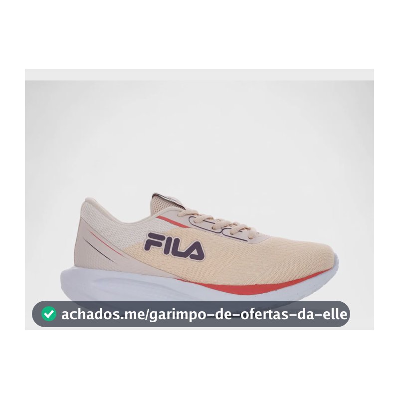 Tênis Fila Rise Up Corrida Running Caminhada Amortecimento Rosa 36 Br