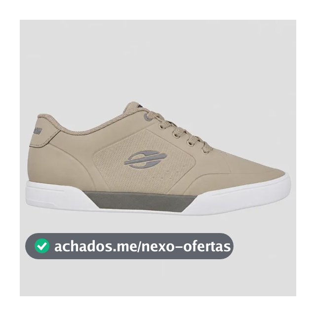 Tênis Masculino Urban Scape Mormaii Confortável Original Marrom/cinza/branco Lisa 41