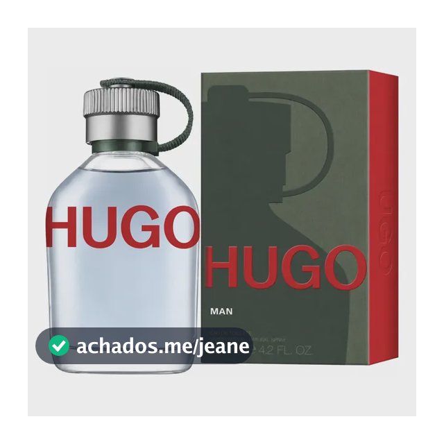 Hugo Man ( Verde ) 125ml Masculino + Amostra De Brinde